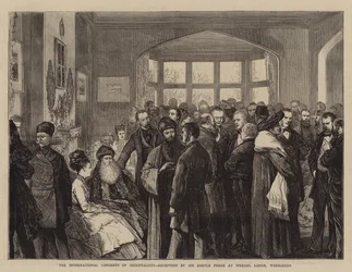 The International Congress of Orientalists, mottakelse av Sir Bartle Frere på Wressil Lodge, Wimbledon